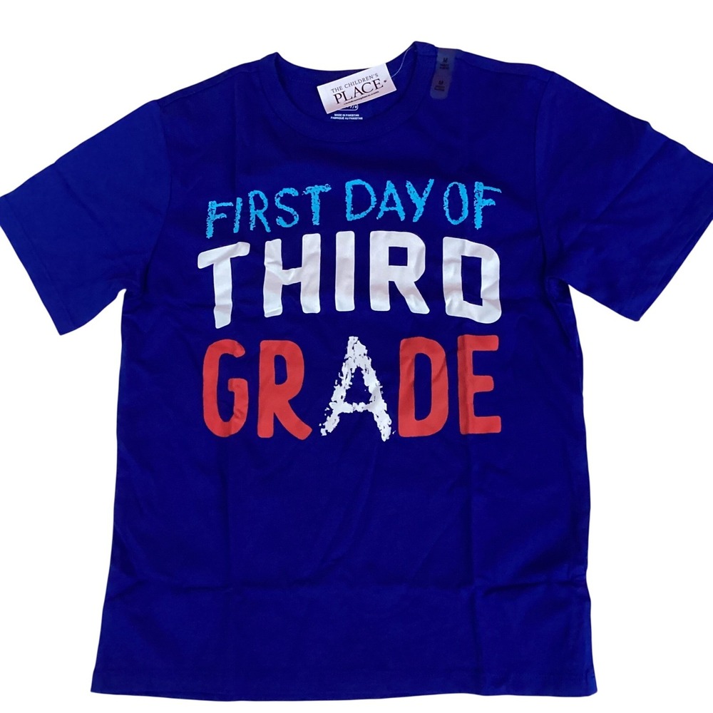 The Childrens Place‎ Boys First Day of Third Grade GraphM 7/8